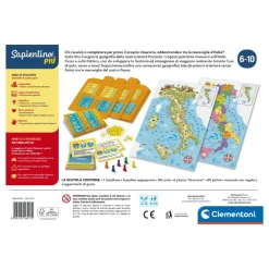 Clementoni Sapientino Piu Italia Mia, 6 10 Anni