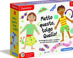 Clementoni 16129-Sapientino-Metto Questo, Tolgo Quello, Gioco Educativo, Multicolore, 16129