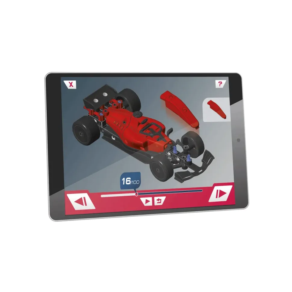 Clementoni Science & Play Build Macchina Da Corsa Rossa, 19369