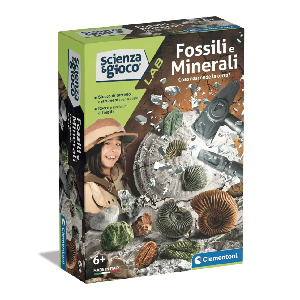 Clementoni Science & Play Lab Fossili E Minerali, 19371