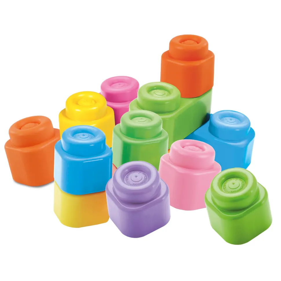 Clementoni Soft Clemmy Confezione 12 Mattoncini Morbidi