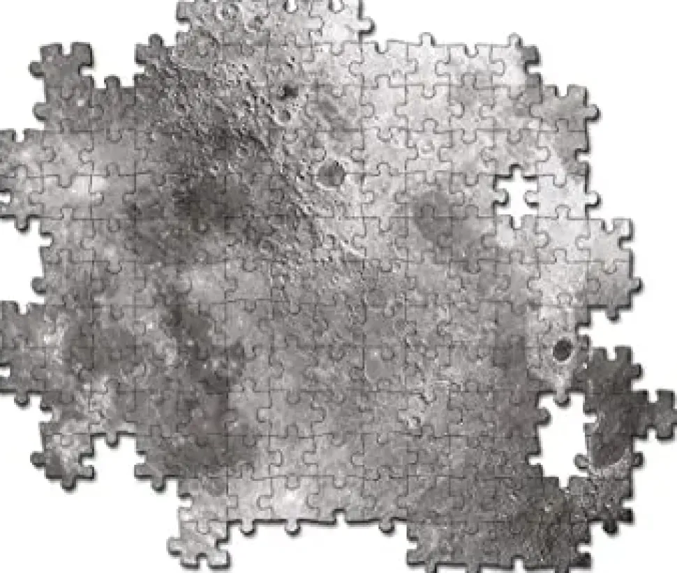 Clementoni Space Collection Round Moon 500 Pezzi