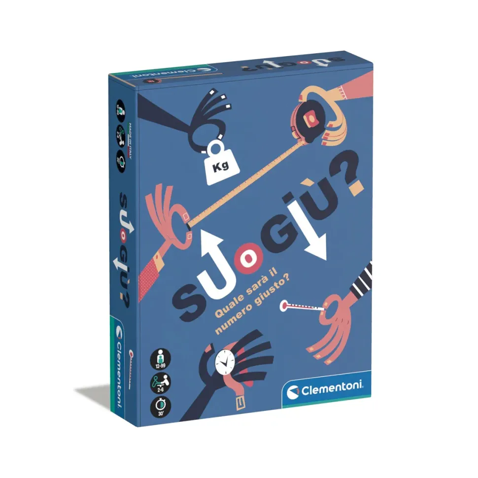 Clementoni Su O Giu, Quale Sara Il Numero Giusto? Gioco Da Tavolo Adulti
