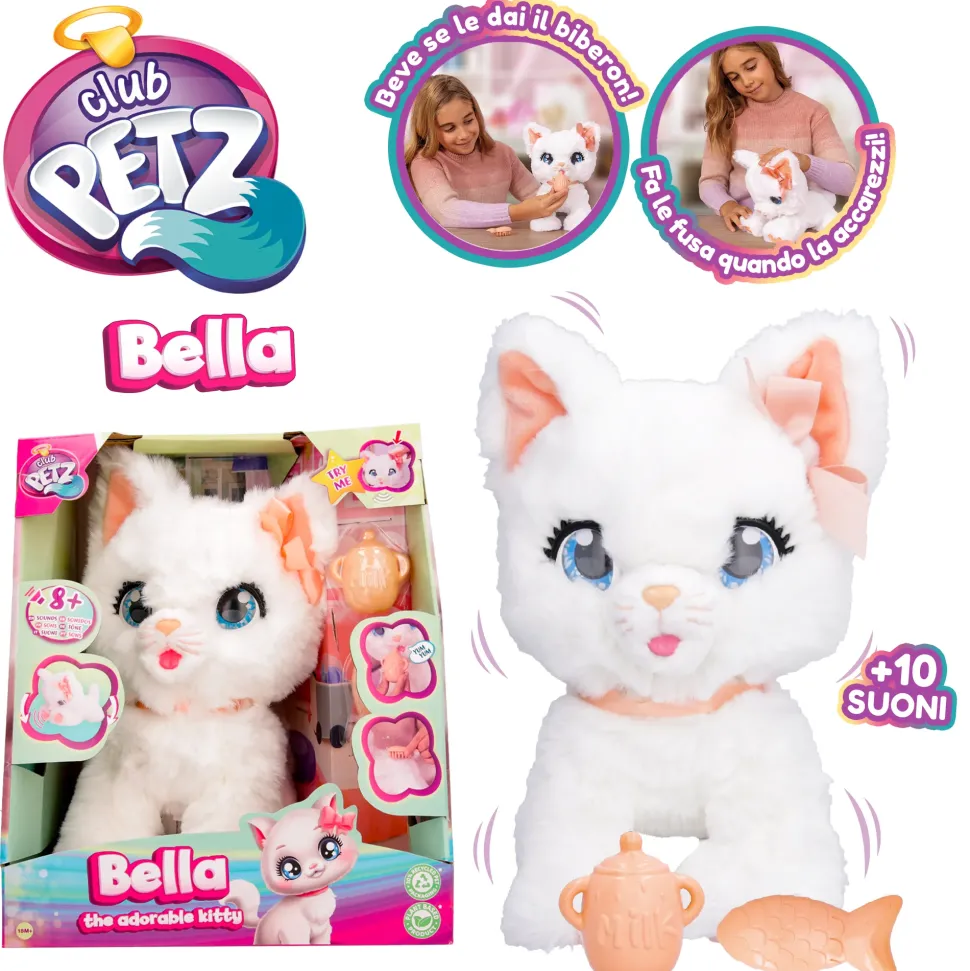 Club Petz Bella, The Adorable Kitty La Gattina Piu Coccolosa Che Ci Sia!