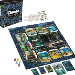 Cluedo Conspiracy, Gioco Da Tavolo Per Adulti E Ragazzi, Dai 14 Anni In Su, Gioco Di Strategia Con Identita Segrete, Per 4-10 Giocatori