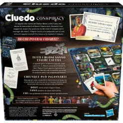Cluedo Conspiracy, Gioco Da Tavolo Per Adulti E Ragazzi, Dai 14 Anni In Su, Gioco Di Strategia Con Identita Segrete, Per 4-10 Giocatori