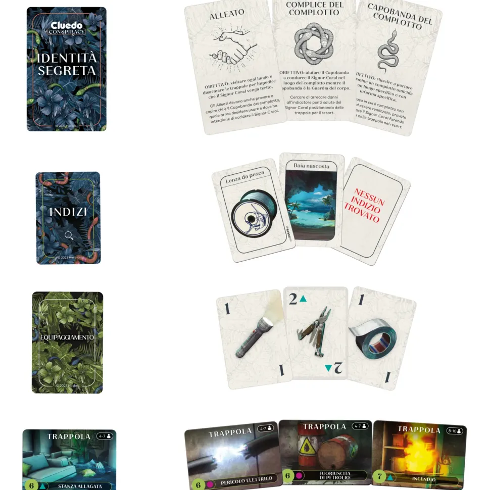 Cluedo Conspiracy, Gioco Da Tavolo Per Adulti E Ragazzi, Dai 14 Anni In Su, Gioco Di Strategia Con Identita Segrete, Per 4-10 Giocatori