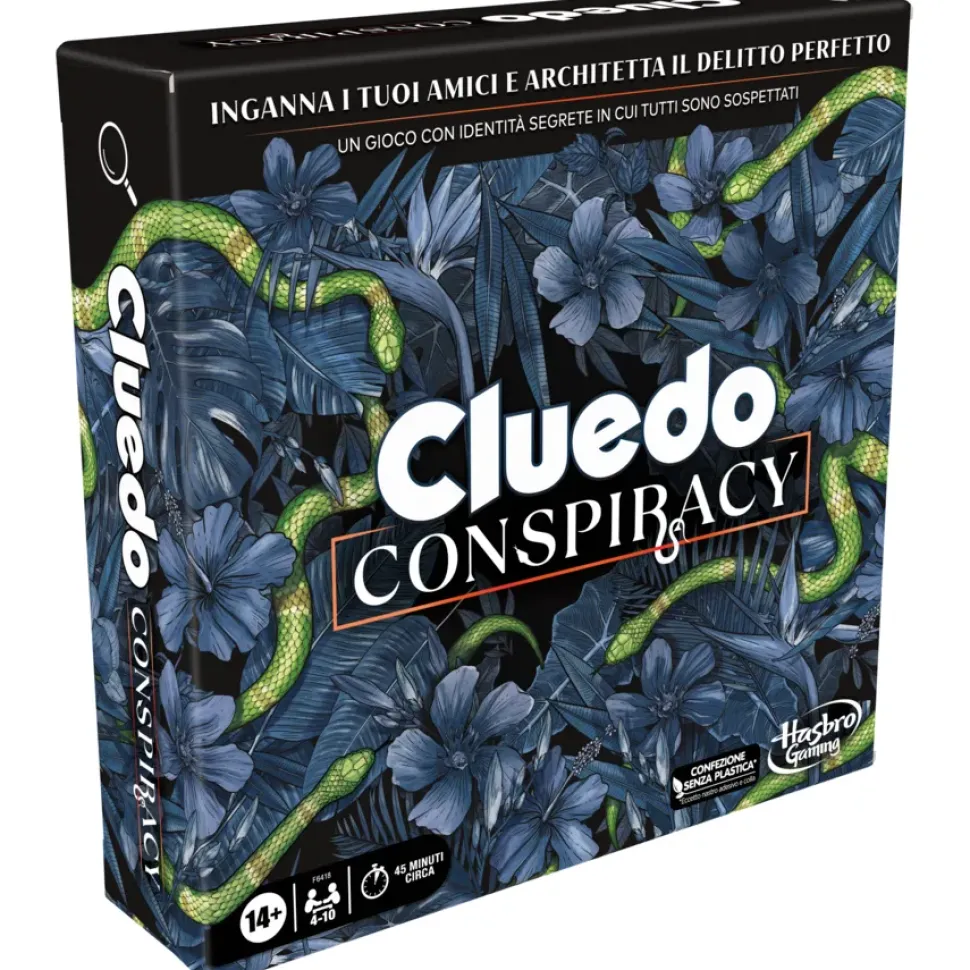 Cluedo Conspiracy, Gioco Da Tavolo Per Adulti E Ragazzi, Dai 14 Anni In Su, Gioco Di Strategia Con Identita Segrete, Per 4-10 Giocatori
