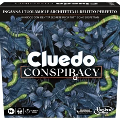 Cluedo Conspiracy, Gioco Da Tavolo Per Adulti E Ragazzi, Dai 14 Anni In Su, Gioco Di Strategia Con Identita Segrete, Per 4-10 Giocatori