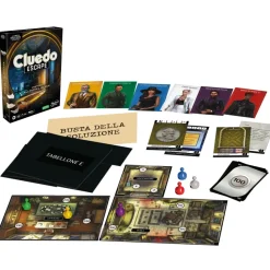 Cluedo Escape Mistero All'Hotel Black, Gioco Da Tavolo, Giochi In Versione Escape Room Da Risolvere 1 Volta Sola, Giochi Di Mistero, Dai 10 Anni In Su