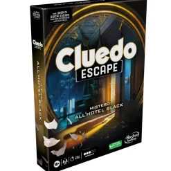 Cluedo Escape Mistero All'Hotel Black, Gioco Da Tavolo, Giochi In Versione Escape Room Da Risolvere 1 Volta Sola, Giochi Di Mistero, Dai 10 Anni In Su