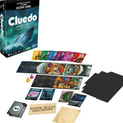 Cluedo Escape Tragedia In Alto Mare, Un Gioco Di Misteri Ed Enigmi In Versione Escape Game, Gioco Cooperativo Per Le Famiglie