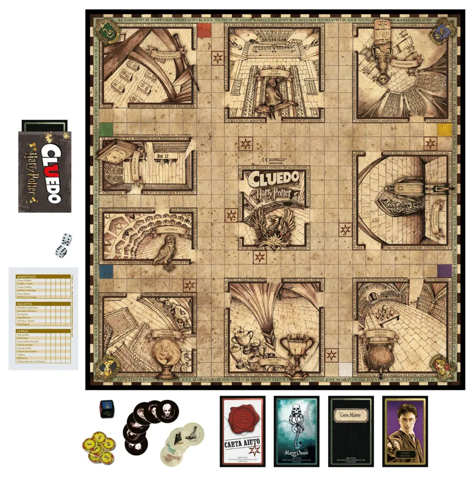 Cluedo Harry Potter, Gioco Da Tavolo Hasbro Gaming, Per 3-5 Giocatori, Dagli 8 Anni In Su