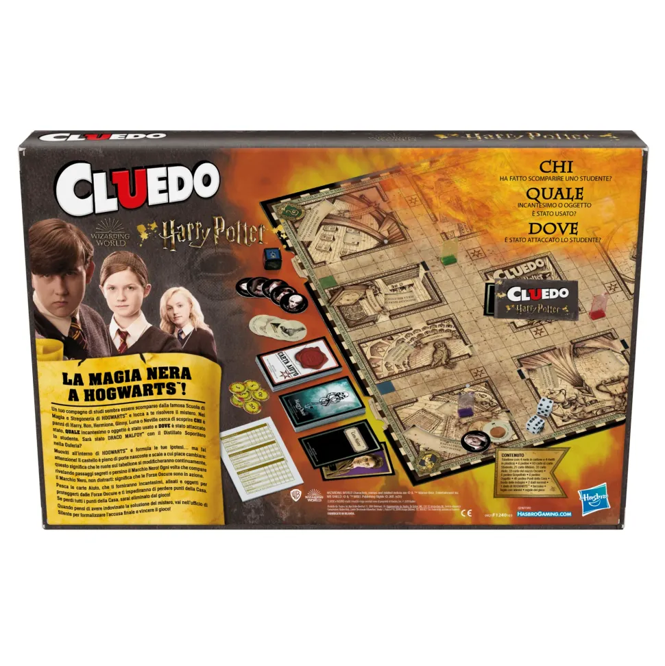 Cluedo Harry Potter, Gioco Da Tavolo Hasbro Gaming, Per 3-5 Giocatori, Dagli 8 Anni In Su