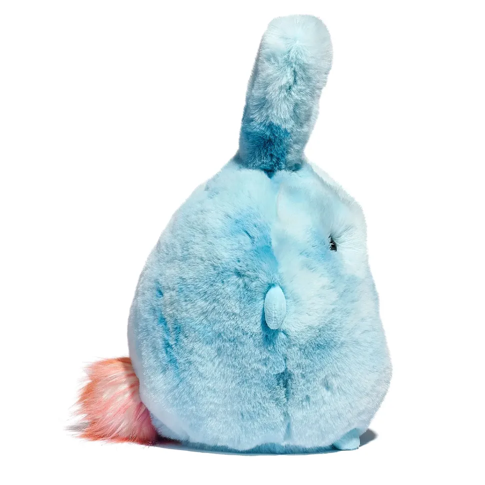 Coniglietto Di Peluche Chibi Azzurro, 25 Cm