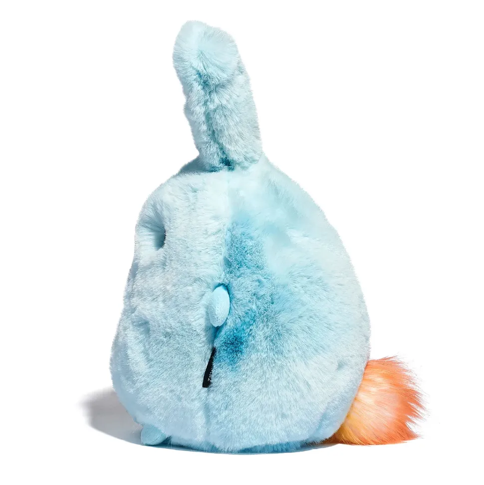 Coniglietto Di Peluche Chibi Azzurro, 25 Cm