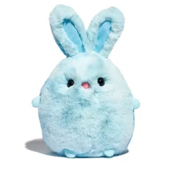 Coniglietto Di Peluche Chibi Azzurro, 25 Cm