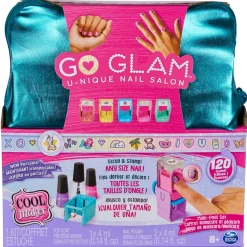 Cool Maker, Go Glam Pochette Decora Unghie, Kit Unghie Bambina, 5 Cartucce Con 120 Decorazioni, 3 Smalti Per Unghie Da Bambina, Giocattolo Per Bambine Da 8 Anni