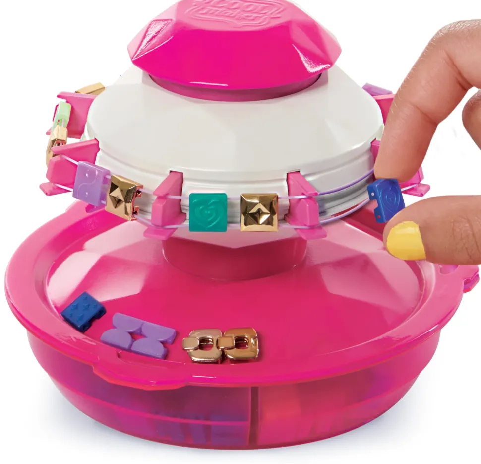 Cool Maker, Pop Style Bracelet Maker, Macchina Crea Braccialetti Con 170 Perline Alla Moda E 20 Elastici, Per Bambine E Bambini, 7 + Anni