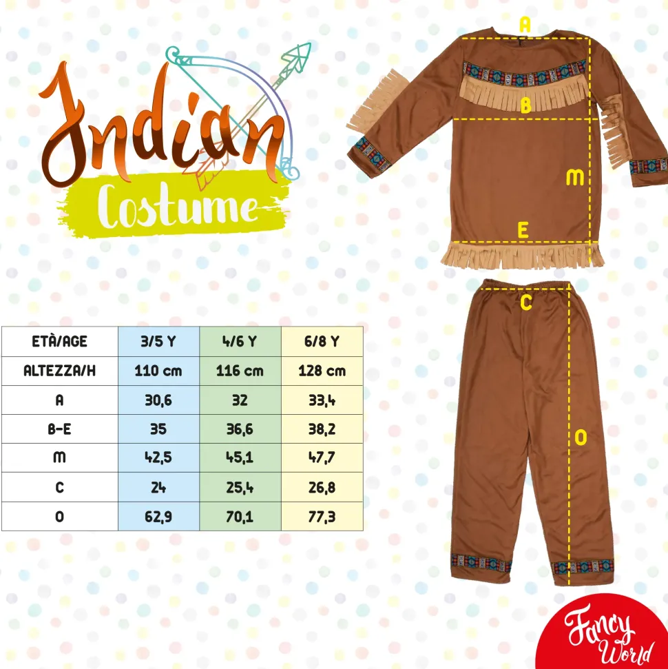 Costume Da Indiano