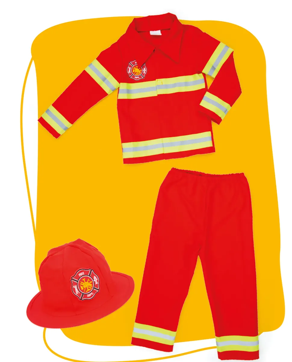 Costume Pompiere Disponibile In Diverse Taglie