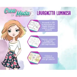 Crayola Creations Crea La Moda Lavagnetta Luminosa Con Accessori