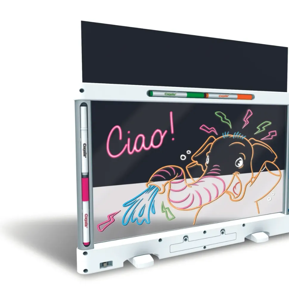 Crayola Lavagna Luminosa Deluxe Maxi Superficie, Super Lavagna Cancellabile Per Colorare, Eta Consigliata: 6-10 Anni