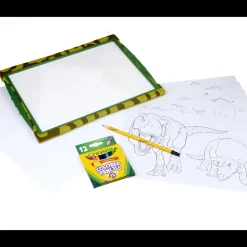 Crayola Lavagnetta Luminosa Dinosauri Light-Up Tracing Pad