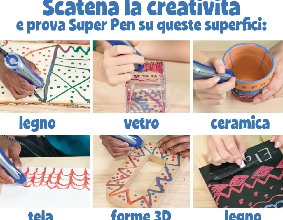 Crayola Super Pen Unicorno Neon, Gioco Per Sciogliere I Pastelli A Cera E Creare Disegni In Rilievo, Attivita Creativa E Regalo Per Bambini, Eta 8+