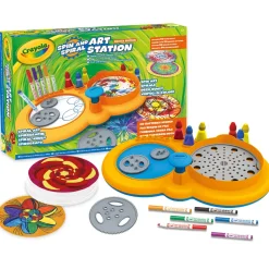 Crayola Super Set Gira E Crea Deluxe Spirografo Vortici Di Colore Non Richiede Batterie