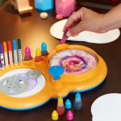 Crayola Super Set Gira E Crea Deluxe Spirografo Vortici Di Colore Non Richiede Batterie