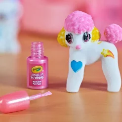 Crayola Washimals Super Salone Di Bellezza 5 Modi Per Giocare E Decorare! Colora E Fai Il Bagnetto Ai Tuoi Adorabili Cuccioli!