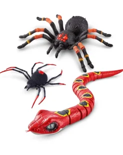 Creepy Set Tarantula, Snake, Small Spider