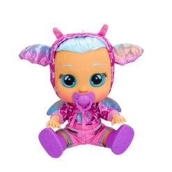 Cry Babies Dressy Bruny, Bambola Interattiva Che Piange Lacrime Vere, Con Capelli Veri E Colorati, Ciuccio, Vestitini E Scarpine Luccicosi..