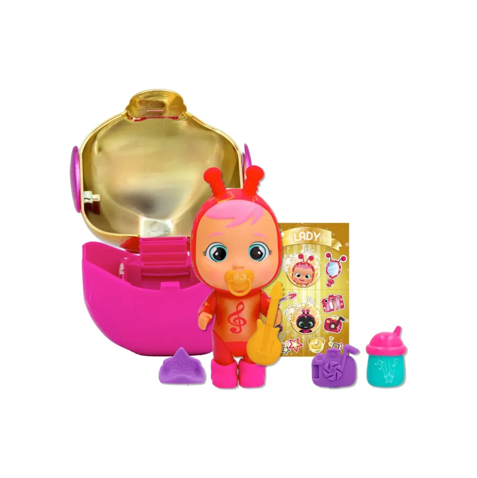 Cry Babies Magic Tear Music Edition, 9 Bamboline Da Collezionare Con Dettagli Dorati E Strumento Musicale; Regalo Ideale Per Bambini Dai 3 Agli 8 Anni.