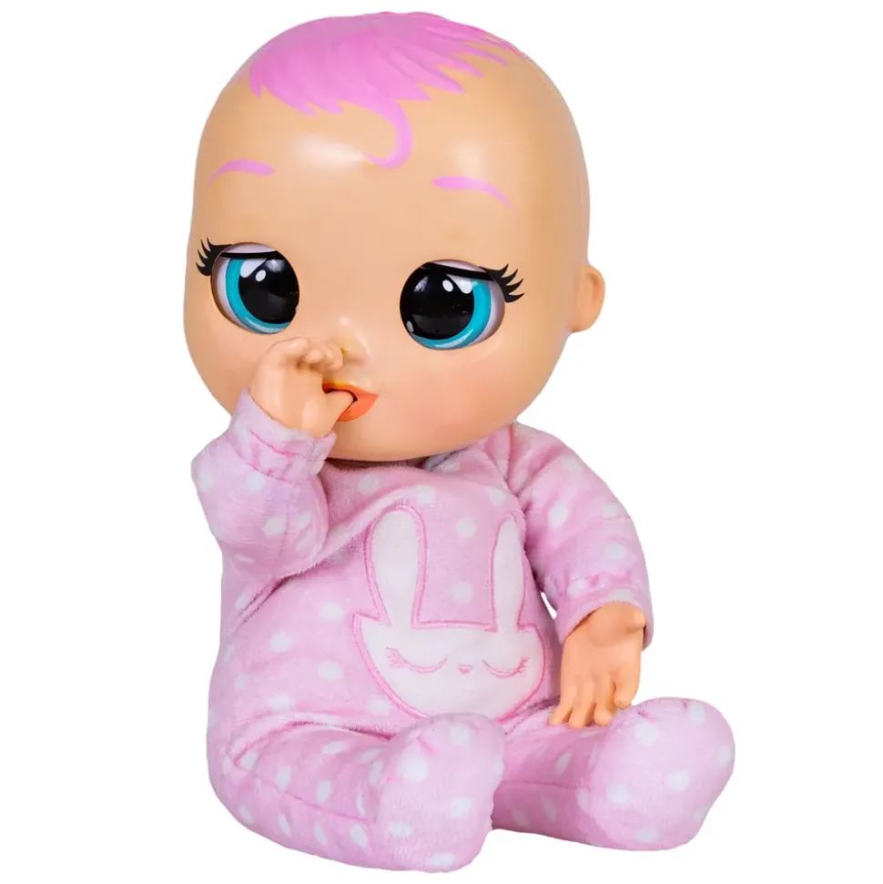 Cry Babies Newborn Coney, Bambola Interattiva Di Una Vera Neonata, Mangia, Piange E Si Calma E Ride Solo Con Te, Grazie Al Braccialetto Elettronico