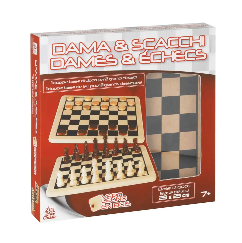 Dama E Scacchi In Legno