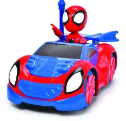 Dickie- Radiocomando Spidey Web Crawler, +3 Anni, Cm 17, Scala 1:24, 1 Canale