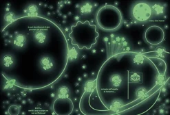 Dido' Model & Puzzle Galaxy Maxi Puzzle Fosforescente E Pasta Per Giocare