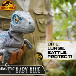 Dinosauro Animato Baby Blue Real Fx Wow! Stuff