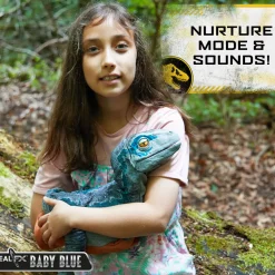 Dinosauro Animato Baby Blue Real Fx Wow! Stuff