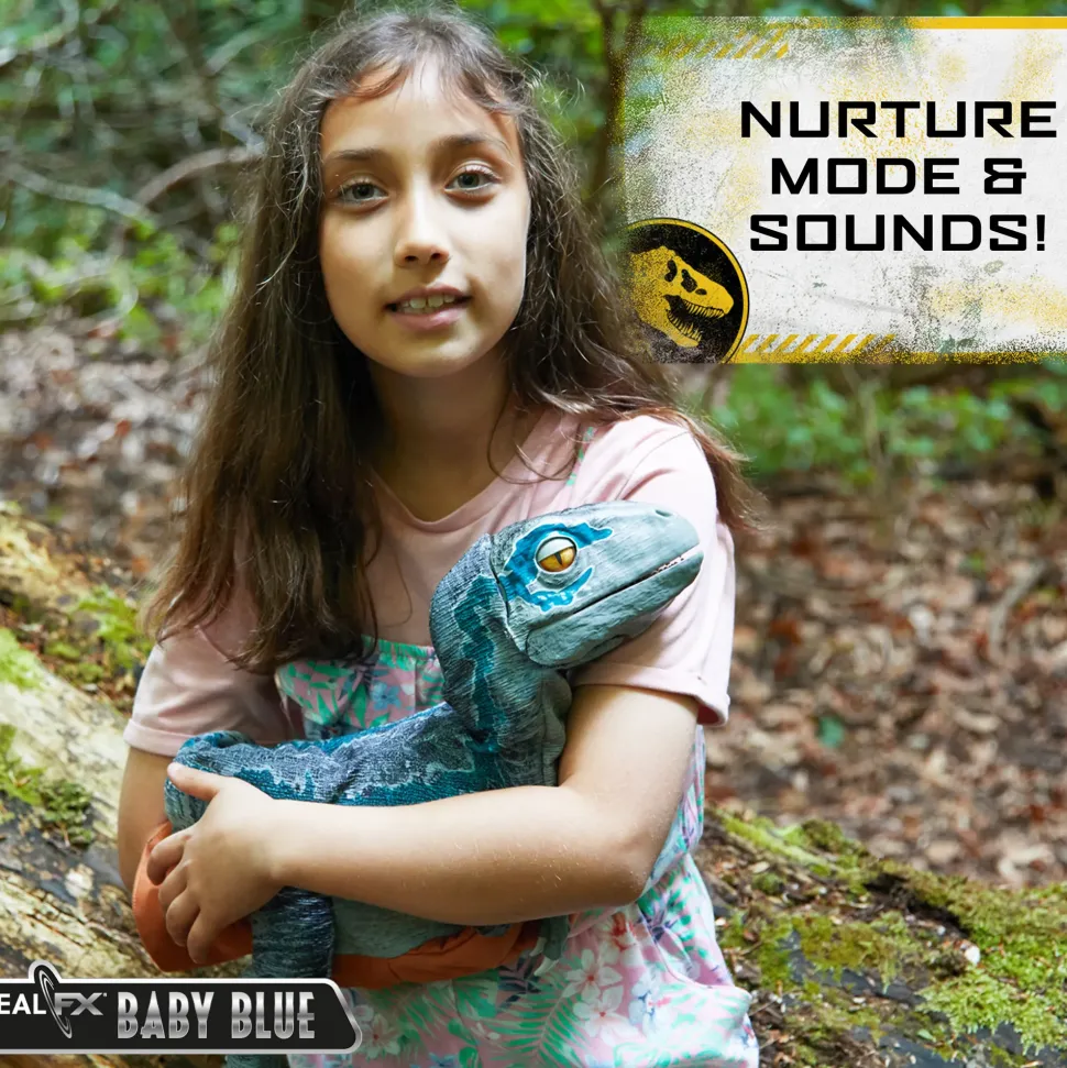 Dinosauro Animato Baby Blue Real Fx Wow! Stuff