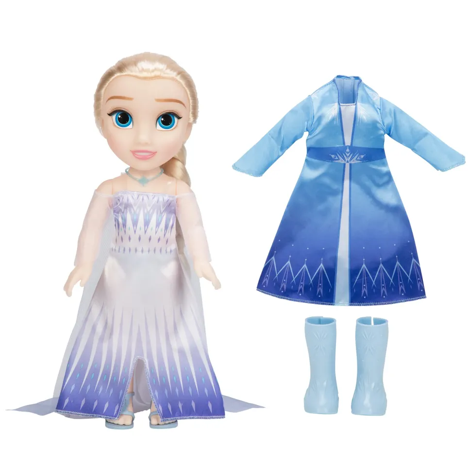 Disney Frozen Bambola Da 38 Cm Di Elsa Con Accessori