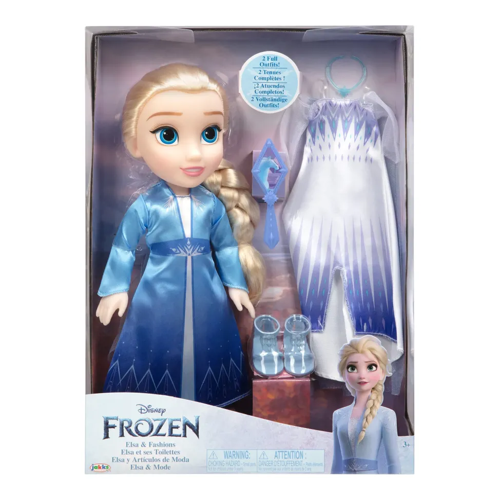 Disney Frozen Bambola Da 38 Cm Di Elsa Con Accessori