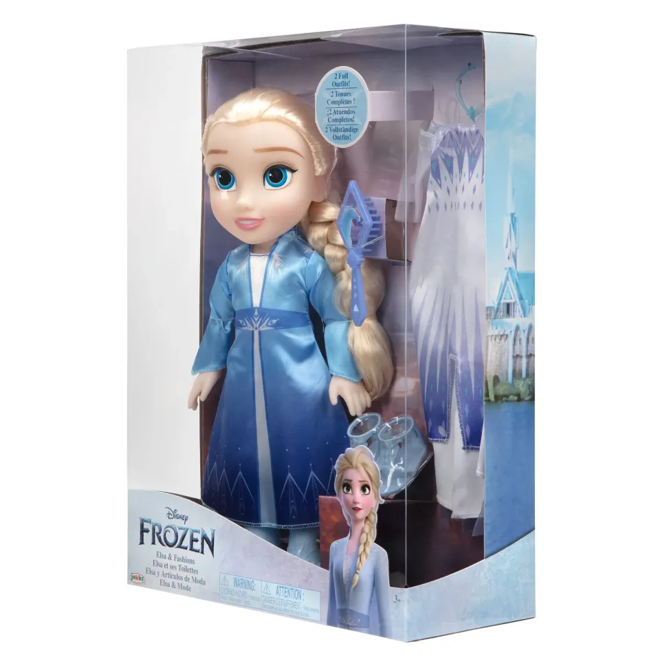 Disney Frozen Bambola Da 38 Cm Di Elsa Con Accessori