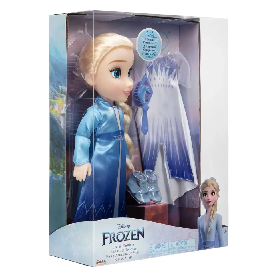 Disney Frozen Bambola Da 38 Cm Di Elsa Con Accessori