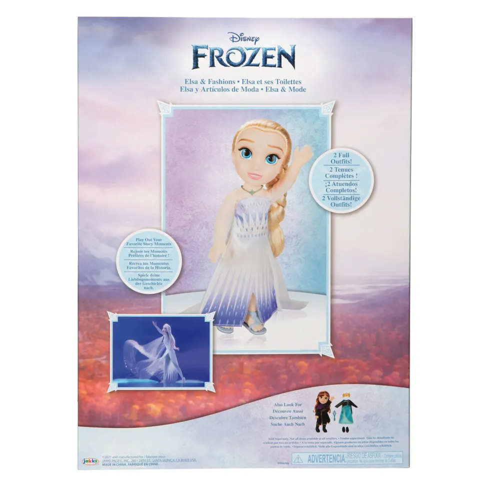 Disney Frozen Bambola Da 38 Cm Di Elsa Con Accessori