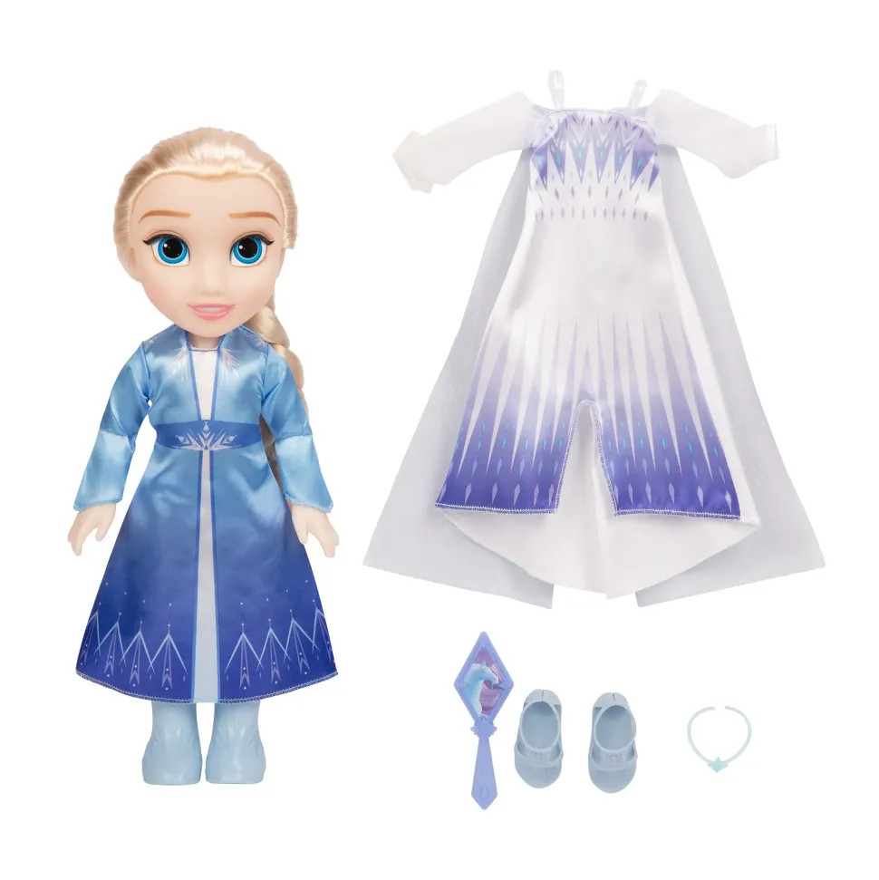Disney Frozen Bambola Da 38 Cm Di Elsa Con Accessori