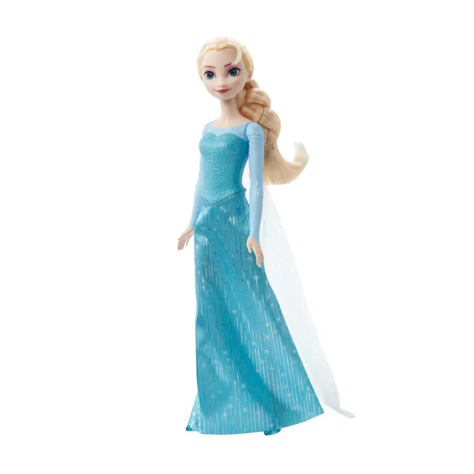 Disney Frozen Elsa Bambola Con Abito Esclusivo E Accessori Ispirati Ai Film Disney Frozen 1, Giocattolo Per Bambini, 3+ Anni, Hlw47
