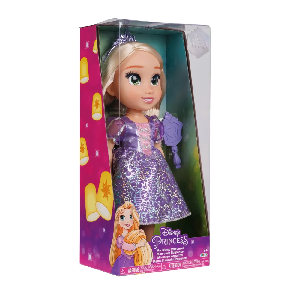 Disney Princess Bambola Da 38 Cm Di Rapunzel Con Occhi Scintillanti!